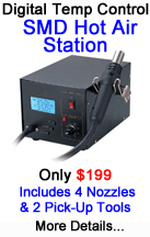 SMD, Hot Air Rework Station, Nozzles