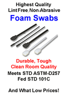 Foam Swabs, Lab, Clean Room