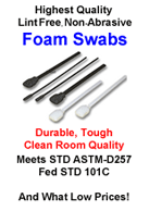 Foam, Swabs, Lint, Free
