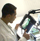 Illumintated, Inspection, Lighted, Magnifiers, 5, Diopter, Clamp-On