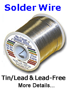 Soldering Wire, Flux Core, No Clean