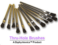 Acid Brushes, Thru-Hole Cleaning Brushes