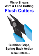 Flush, Cutters, Micro, Shears, ESD Safe