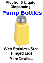 Alcohol Pump Bottles, Dispensing Bottles