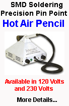 Hot Air Soldering, SMD, Air Pencil