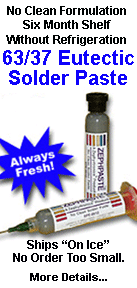 Solder Paste, No Clean, No Refrigeration